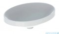 Geberit VariForm Umywalka owalna wpuszczana w blat 55x40cm bez przelewu szkliwiony spód 500.719.01.2