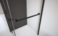 Radaway Idea Black Kdd kabina 120x70cm czarny mat/szkło przejrzyste 387064-54-01L/387065-54-01R