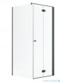 Radaway Nes Kdj B Brushed GunMetal kabina 90x75cm prawa szczotkowany grafit 10025090-92-01R/10039075-01-01