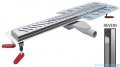 Wiper New Premium Revers Odpływ liniowy z kołnierzem 70 cm poler syfon snake 500.0251.01.070