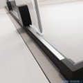 Radaway Furo Black DWJ drzwi prysznicowe 120cm lewe szkło przejrzyste 10107622-54-01L/10110580-01-01