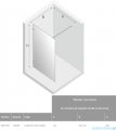 New Trendy Avexa kabina Walk-In 140x200 cm przejrzyste EXK-1945