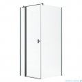 Radaway Nes Kdj II Brushed GunMetal kabina 120x75cm lewa szczotkowany grafit 10032120-92-01L/10039075-01-01