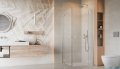 Radaway Fuenta Kdd kabina 90x80cm chrom połysk szkło przejrzyste 1384060-01-01L/1384061-01-01R