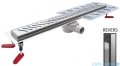 Wiper New Premium Revers Odpływ liniowy z kołnierzem 50 cm syfon drop 50 mat 500.0255.03.050