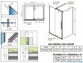 Radaway Furo Kdj Brushed Nickel kabina 120x80cm lewa szczotkowany nikiel 10104622-91-01L/10110580-01-01/10113080-01-01