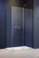 Radaway Furo Kdj Brushed Gold kabina 130x80cm prawa szczotkowane złoto 10104672-99-01R/10110630-01-01/10113080-01-01