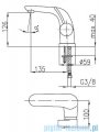 KFA MALACHIT Bateria umywalkowa stojąca 4402-811-00