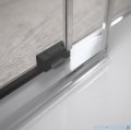 Radaway Idea Black Kdd kabina 100x75cm czarny mat/szkło przejrzyste 387062-54-01L/387066-54-01R
