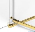 New Trendy Avexa Gold kabina prostokątna 120x80x200 cm przejrzyste prawa EXK-1767