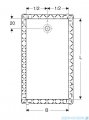 Geberit brodzik Olona 140x80cm z włókniną uszczelniającą biały 550.918.00.1