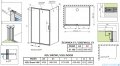 Radaway Premium Pro Black Kdj kabina 100x100cm lewa czarny mat/szkło przejrzyste 1015100-54-01L/1016100-54-01