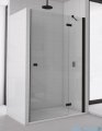 SanSwiss Annea Black Line drzwi prysznicowe prawe 120x200cm profile czarne AN13D12000607