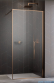 Radaway Modo F II Brushed Copper kabina Walk-in 160x201cm Szczotkowana Miedź szkło przejrzyste 10409164-93-01