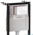 Omnires Flush Set Strongframe stelaż podtynkowy do WC z ECO spłukiwaniem przycisk spłukujący biały połysk STFWCECO1M-RBP