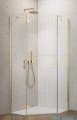 Radaway Essenza Gold Ptj kabina pięciokątna 80x90cm lewa szkło przejrzyste 1385010-09-01L/1385052-01-01