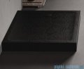 New Trendy Mild Stone Brodzik akrylowy prostokątny 80x100x11,5 cm czarny B-0570