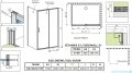 Radaway Premium Pro Black Kdj kabina 130x80cm prawa czarny mat/szkło przejrzyste 1015130-54-01R/1016080-54-01
