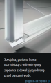 Kermi Cada XS drzwi wahadłowe 1-skrzydłowe prawe 90 cm CK1WR09020VPK