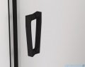 SanSwiss Cadura Black Line drzwi wahadłowe 70cm dwuczęściowe profile czarny matCA2C0700607