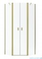 Radaway Nes Gold Ptd kabina pięciokątna 80x90cm złoty połysk 10051000-09-01/10051200-09-01