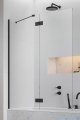 Radaway Essenza Black Pnd II parawan nawannowy 110cm lewy szkło przejrzyste 110002110-54-01L