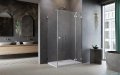 Radaway Essenza Pro Brushed Nickel Kdj kabina 80x70cm prawa szczotkowany nikiel 10097080-91-01R/10098070-01-01