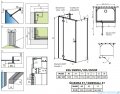 Radaway Essenza Gold Kdj+S kabina 90x120x90cm lewa złoty połysk szkło przejrzyste 1384050-01-01/1385024-09-01L/1384050-01-01