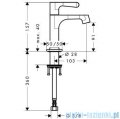 Hansgrohe Axor Citterio M Stojąca bateria umywalkowa DN15 34130000