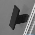 Radaway Nes 8 Black Dwd II drzwi wnękowe 160cm W1 czarny mat/szkło przejrzyste 10081030-54-01/10080157-54-01