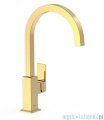 Tres CUADRO Bateria umywalkowa XXL z boczną dźwignią złota 00660702OR