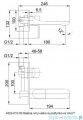 KFA Halit ścienna bateria umywalkowa chrom 4829-810-00