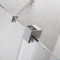 Radaway Furo Kdj Brushed Nickel kabina 150x100cm lewa szczotkowany nikiel 10104772-91-01L/10110730-01-01/10113100-01-01