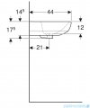 Geberit Selnova Umywalka 55x44cm 500.315.01.5