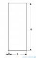 Geberit One kabina Walk-in 140x200 szkło przejrzyste 8mm 560.004.00.1