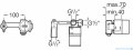 Roca Ona element podtynkowy do baterii Brushed Czarny Mat A5252206NB
