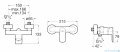 Roca Cala bateria natryskowa chrom A5A216EC00