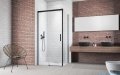 Radaway Idea Black Kdj kabina prysznicowa 140x70 lewa czarny mat/szkło przejrzyste 387044-54-01L/387048-54-01R