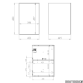 Elita Look kontener 40x63x45cm biały mat 167610