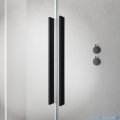 Radaway Furo Black DWJ drzwi prysznicowe 110cm lewe szkło przejrzyste 10107572-54-01L/10110530-01-01