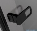 Radaway Essenza 8 Black Dwj drzwi wnękowe 90cm lewe czarny mat/szkło przejrzyste 10480612-01-01L/10460237-54-01L
