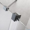 Radaway Furo Kdj Brushed GunMetal kabina 90x110cm prawa szczotkowany grafit 10104472-92-01R/10110430-01-01/10113110-01-01
