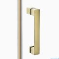 New Trendy Nesta Light Gold kabina 100x110x200 cm prawa wspornik równoległy złoty połysk/szkło przejrzyste K-4536