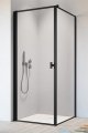 Radaway Nes 8 Black Kdj I Frame kabina 100x100cm lewa czarny mat/szkło przejrzyste 10072100-54-56L/10089100-54-56