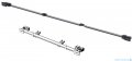 Viega Advantix Vario odpływ liniowy ścienny regulowany z czarnym rusztem 30-120cm H-9/16cm 736583/736552