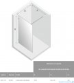 New Trendy Avexa Gold Shine kabina Walk-In 90x200 cm przejrzyste EXK-1710