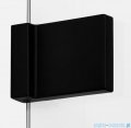 New Trendy Avexa Black drzwi wnękowe 80x200 cm przejrzyste lewe EXK-1546