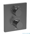 Roca Insignia bateria wannowo-prysznicowa termostatyczna podtynkowa Brushed Titanium Black EVERLUX-PVD-A5A0C3ANM0