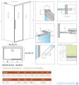 Radaway Idea 8 QL Kdj kabina 120x70cm prawa szkło przejrzyste 10550617-01-01R/10350553-01-01/10360070-01-01L