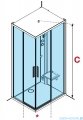 Novellini Glax 1 2.0 kabina standard 100x100 biała G21A109MFL-1UU